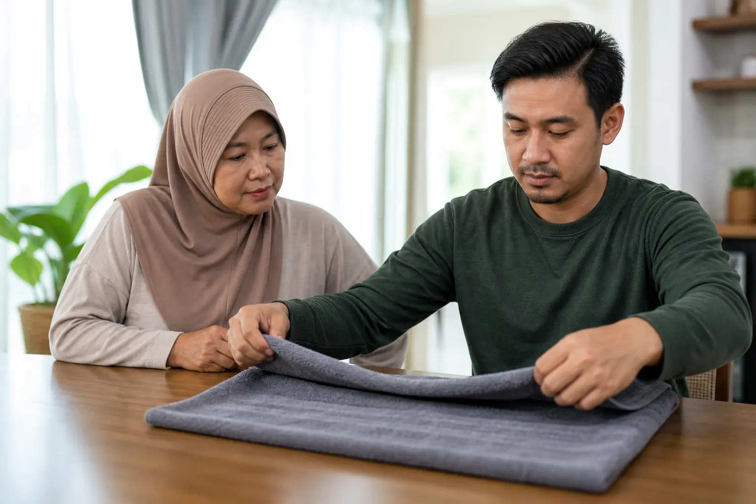 Dewasa Malaysia melakukan aktiviti harian yang praktikal