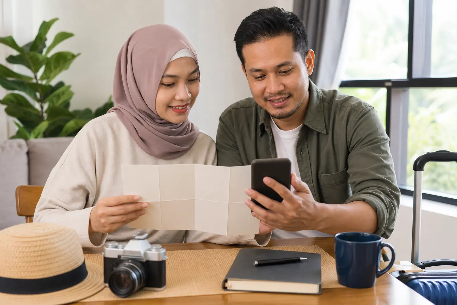 Keluarga Malaysia merancang perjalanan untuk mendapatkan sokongan