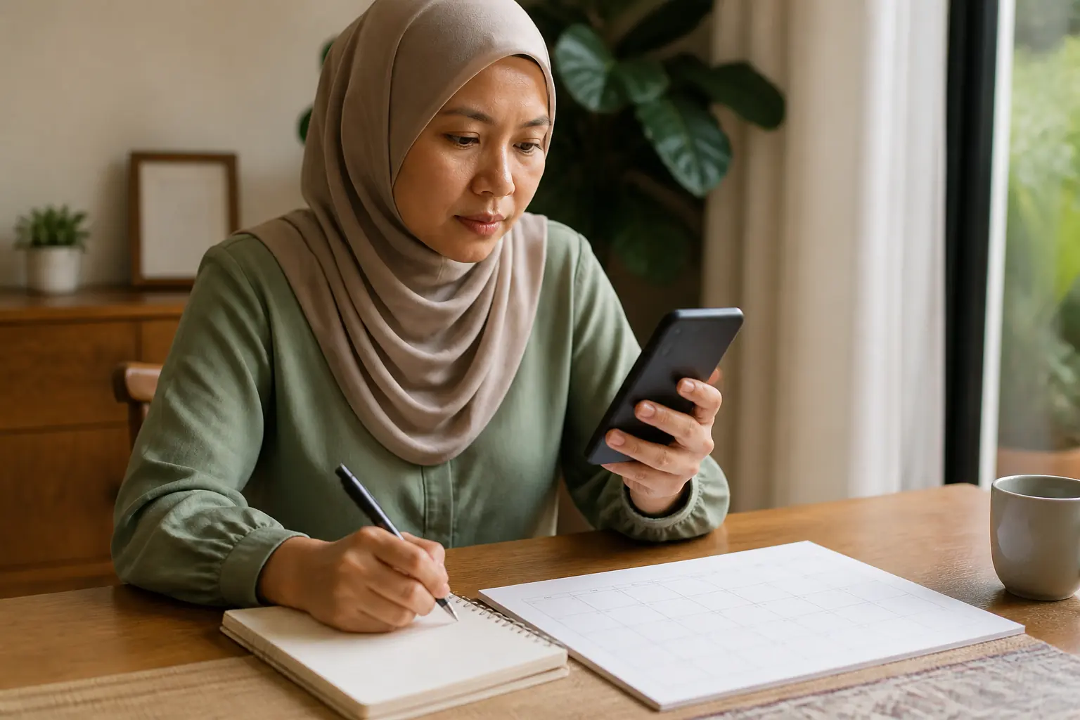 Dewasa Malaysia melakukan aktiviti harian yang praktikal
