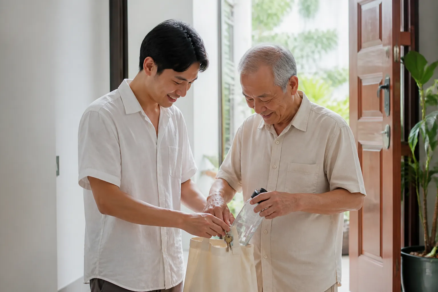A Malaysian couple planning how to reach suitable support