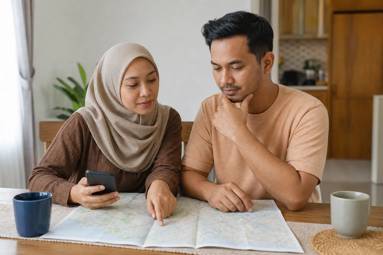 Keluarga Malaysia merancang perjalanan untuk mendapatkan sokongan