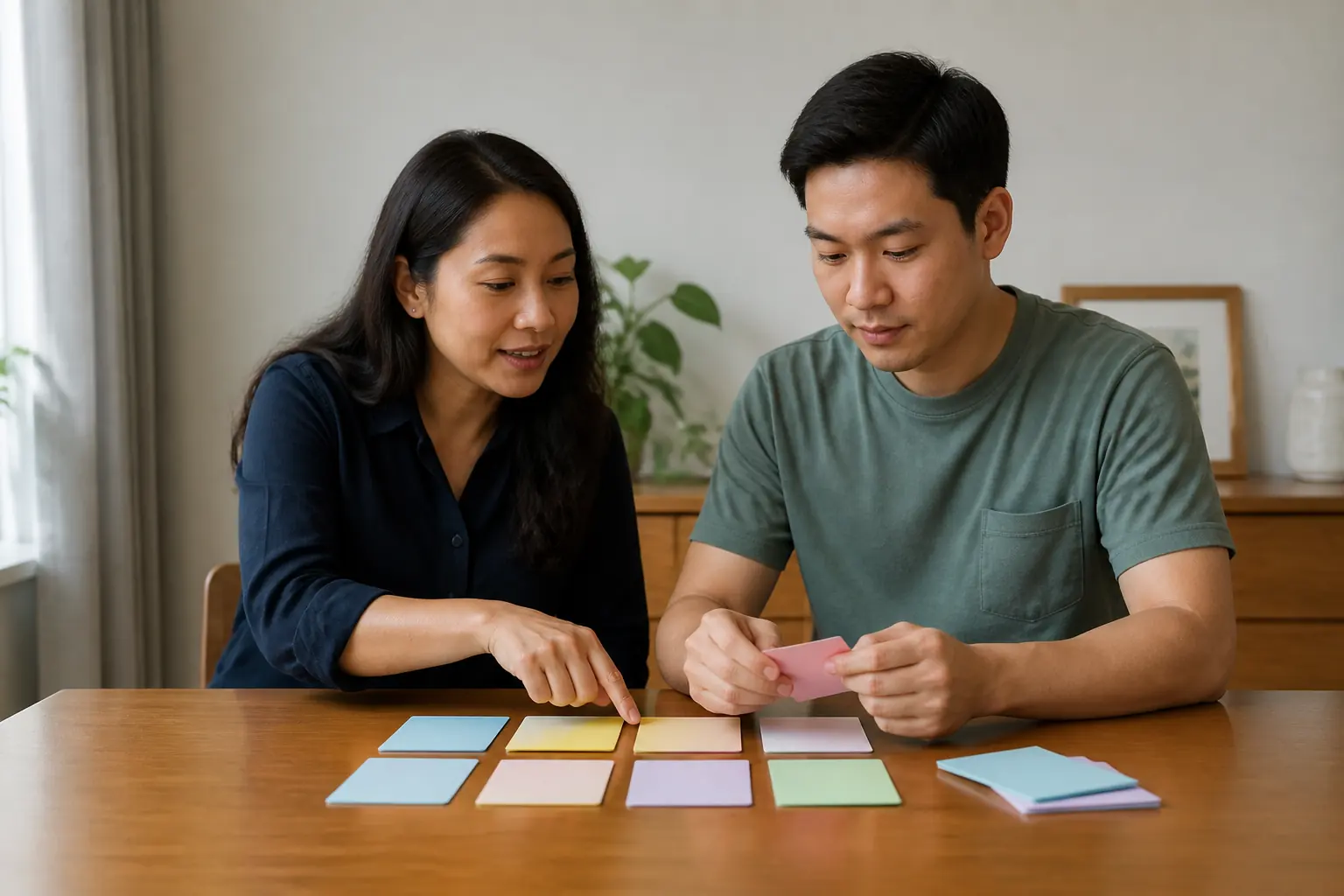A Malaysian adult planning a manageable daily routine